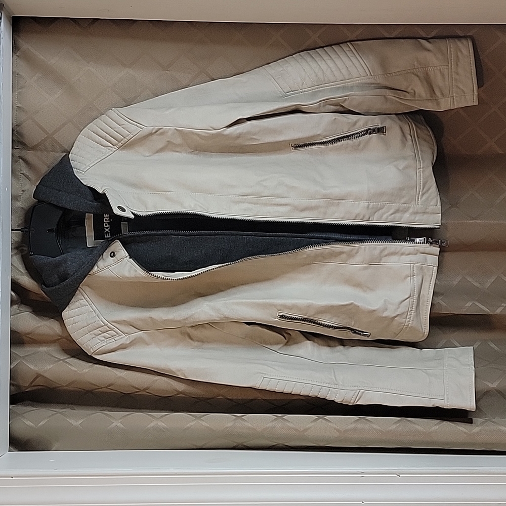 Men's EXPRESS bomber jacket with removable hood
